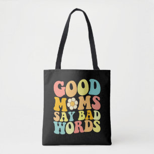 Tote Bag Les bonnes mamans disent de gros mots Groovy Fête