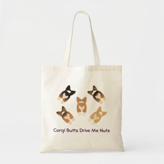 Tote Bag Les bouts de corgi me conduisent Nuts