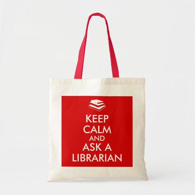 Tote Bag Les cadeaux de bibliothécaire gardent le calme (Devant)