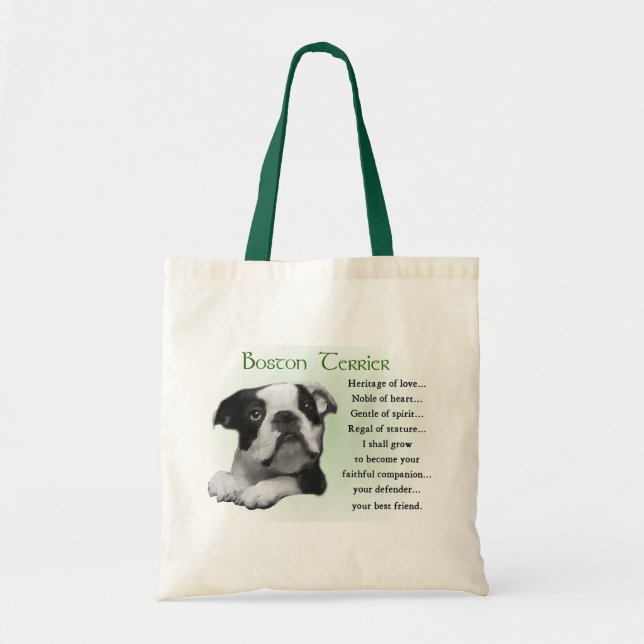 Tote Bag Les cadeaux de Boston Terrier (Devant)