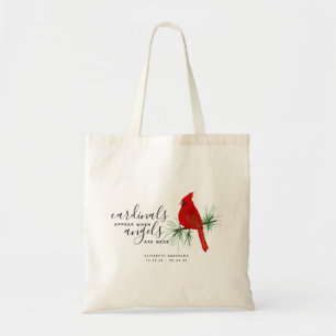 Tote Bag Les cardinaux apparaissent lorsque les anges sont