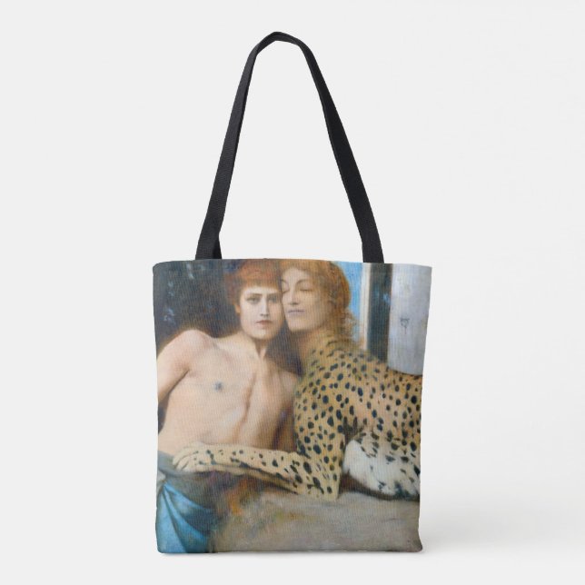 Tote Bag Les Caresses, Fernand Khnopff (Dos)
