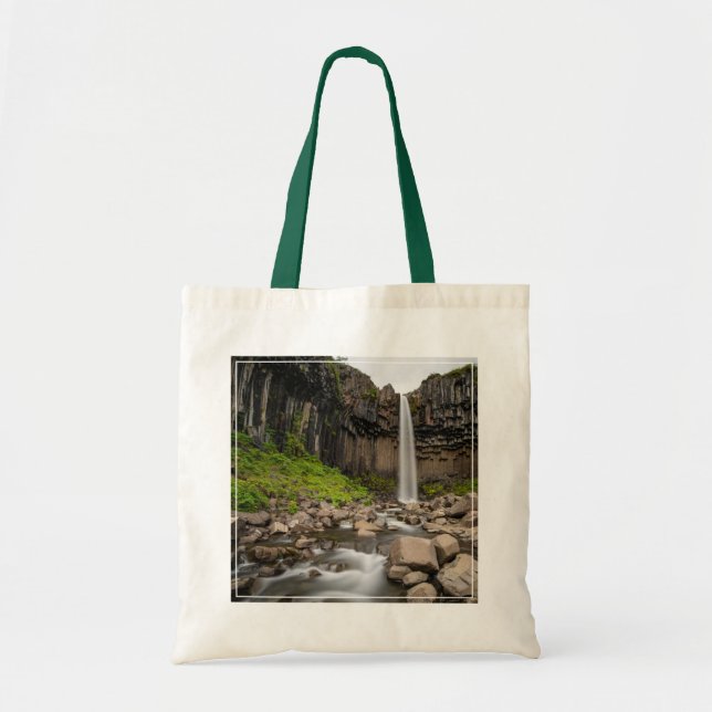Tote Bag Les cascades | Cascade de Svartifoss, Islande du S (Devant)