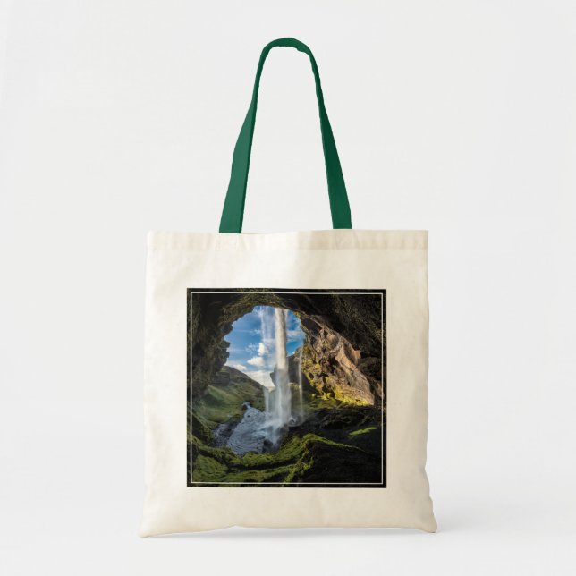 Tote Bag Les cascades | Cascade islandaise (Devant)