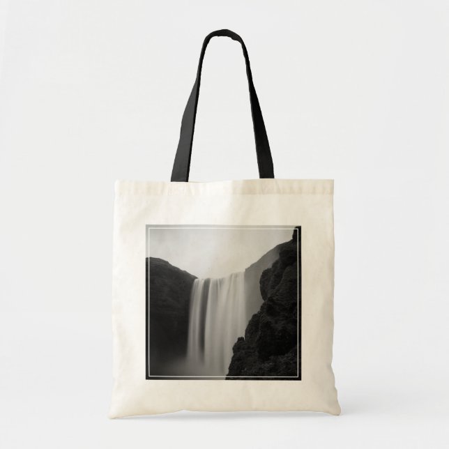 Tote Bag Les cascades | Skogafoss Cascade, Islande (Devant)