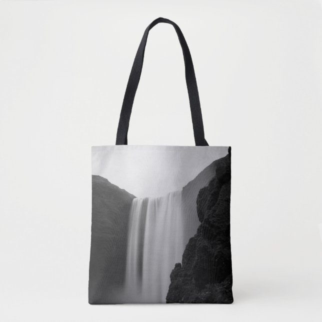 Tote Bag Les cascades | Skogafoss Cascade, Islande (Devant)
