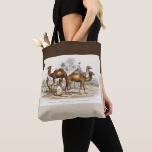 Tote Bag Les chameaux de l'Inde Illustration Vintage, 1820