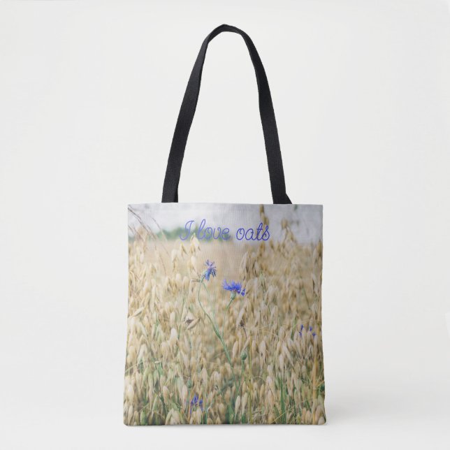 Tote Bag Les champs d'été ensoleillés (Devant)
