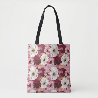 Tote Bag Les charmants Camellias Abstraits