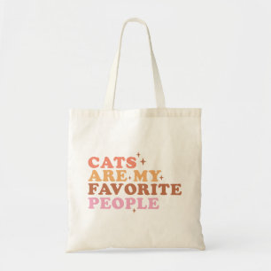 Tote Bag Les Chats Sont Mes Gens Préférés