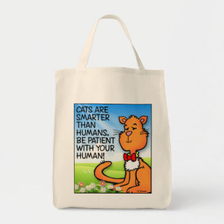Tote Bag Les chats sont plus intelligents