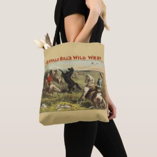 Tote Bag Les Chevaux de l'Ouest sauvage de Buffalo Bill