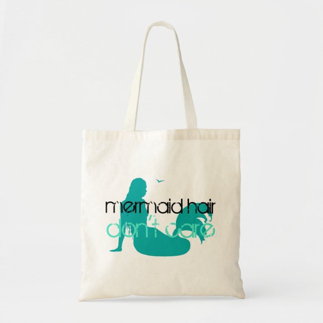 Tote Bag Les cheveux de sirène ne s'inquiètent pas des (Devant)