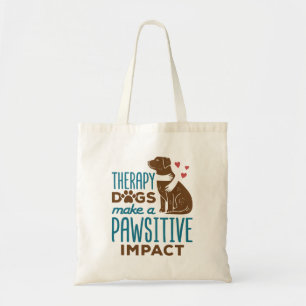 Tote Bag Les chiens de thérapie font un impact négatif