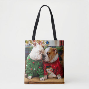 Tote Bag Les chiens errants de Noël