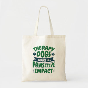 Tote Bag Les chiens thérapeutiques font un Empreinte de pat