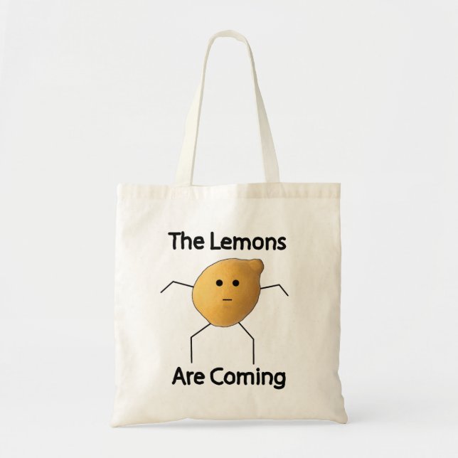 Tote Bag Les citrons viennent ! (Devant)