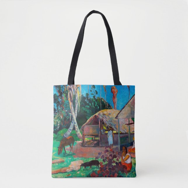 Tote Bag Les Cochons Noirs, Gauguin (Devant)