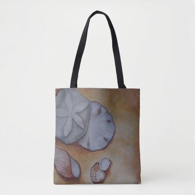Tote Bag Les coquillages en bord de mer (Devant)