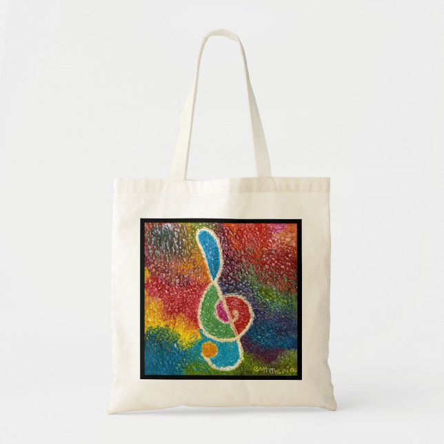 Tote Bag les couleurs de la musique (Devant)