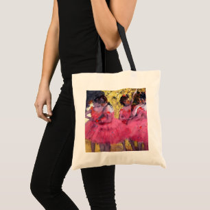 Tote Bag Les danseurs roses, avant le ballet par Edgar Dega
