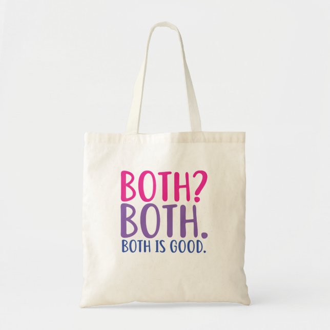 Tote Bag Les deux. Les Deux Sont Une Bonne Fantaisie Bisexu (Devant)
