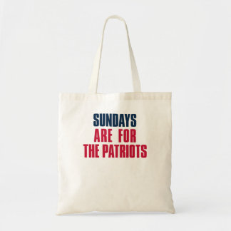 Tote Bag Les dimanches sont pour les Patriots, New England 