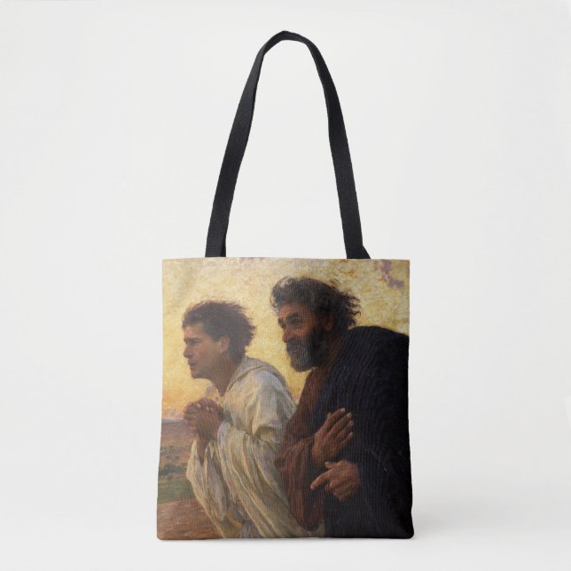 Tote Bag Les disciples Peter et fonctionnement de John (Devant)