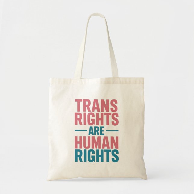 Tote Bag Les droits transgenres sont une fierté transgenre  (Devant)