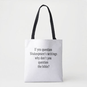 Tote Bag Les écrits de Shakespears Fourre-tout