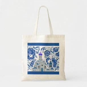 Tote Bag Les Églises ukrainiennes de Kiev Jetez l'Oreiller