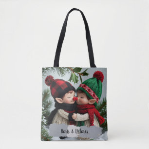 Tote Bag Les Elfes S'Enlacent Sous Le Gui
