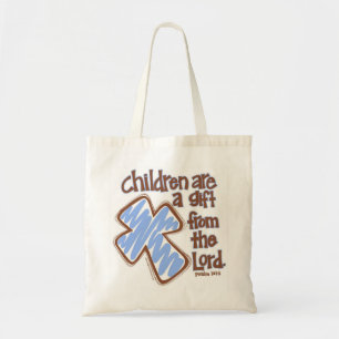 Tote Bag Les "enfants sont un cadeau du 127:3 de seigneur"