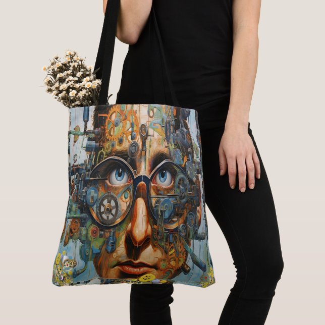 Tote Bag Les engrenages sont huilés et prêts (De près)