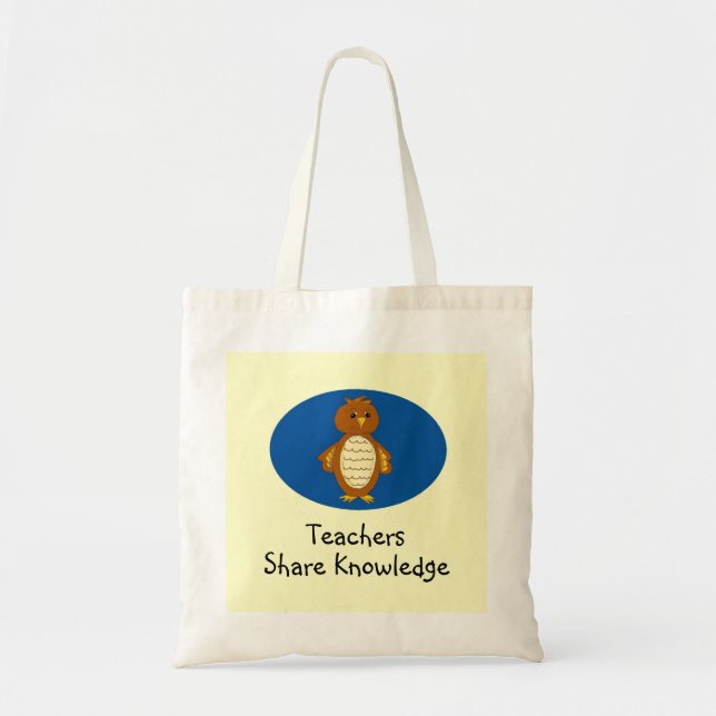 Tote Bag Les enseignants partagent leurs connaissances (Devant)