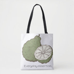 Tote Bag 'Les essentiels quotidiens' Botanique Citron Vert