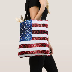 Tote Bag Les Etats-Unis marquent des parties scintillantes