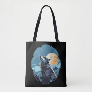 Tote Bag Les étoiles de Wolf Moon
