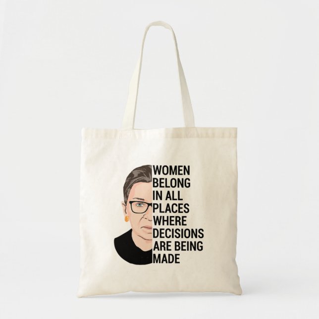 Tote Bag Les femmes appartiennent à tous les endroits où le (Devant)