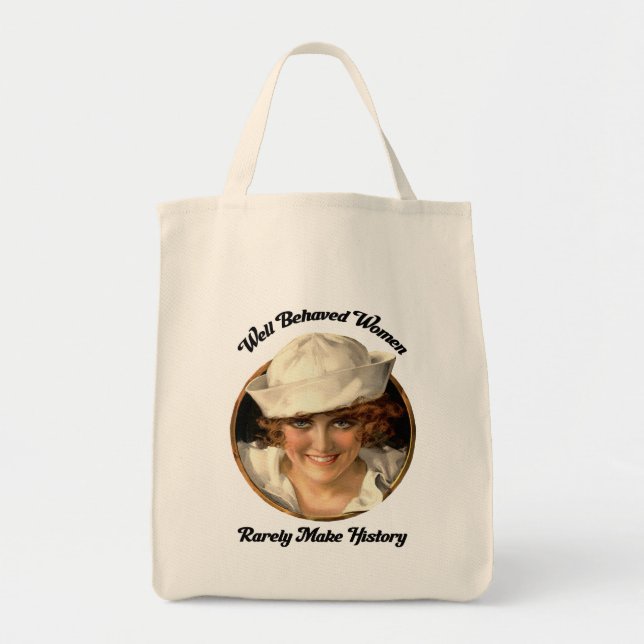 Tote Bag Les femmes comportées par Sac-Bien du marché font (Devant)