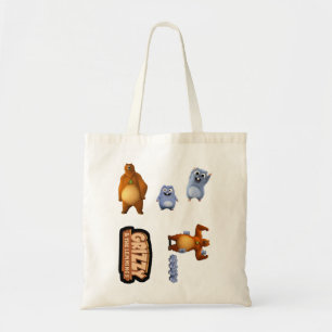 Tote Bag Les Femmes Grizzly Et Lemmings Drôle Enfants Cadea