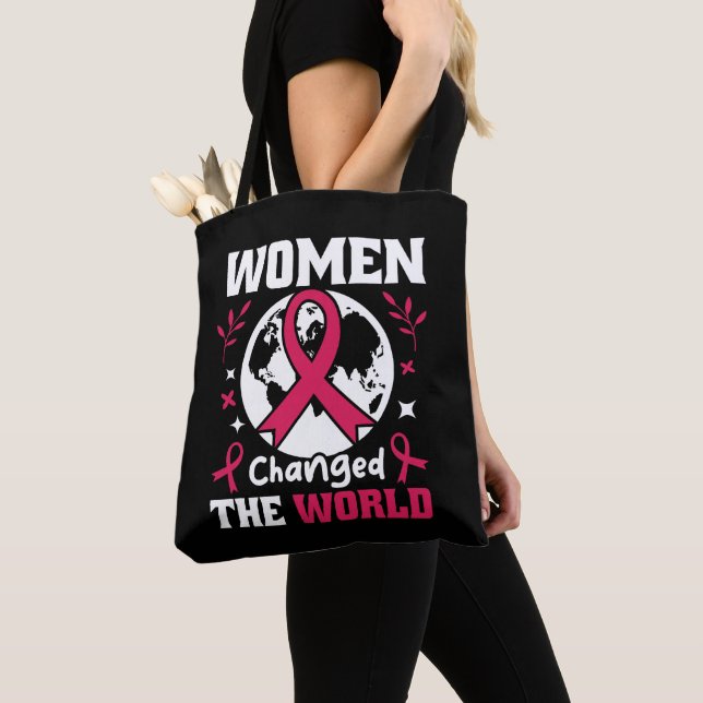 Tote Bag Les Femmes Ont Changé Le Monde Féministe (De près)