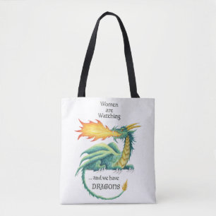 Tote Bag Les femmes ont des dragons - épaule fourre-tout