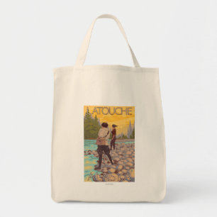 Tote Bag Les femmes pilotent la pêche - Latouche, Alaska