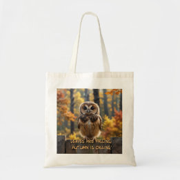 Tote Bag Les feuilles tombent, l'automne appelle