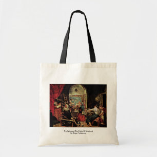 Tote Bag Les fileurs (la fable de l'arachné)