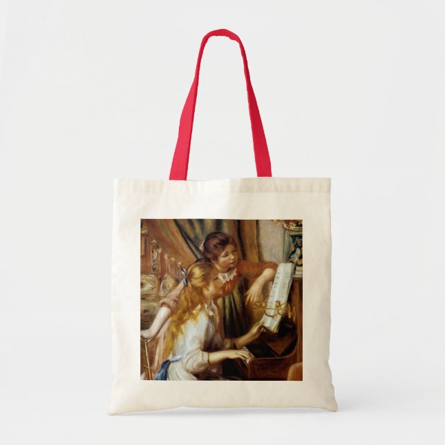 Tote Bag Les filles au piano (Devant)