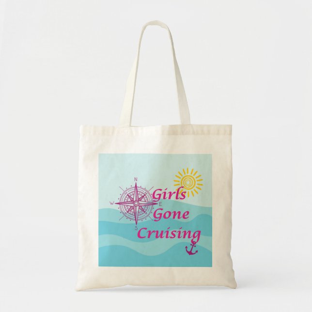 Tote Bag Les filles en croisière (Devant)