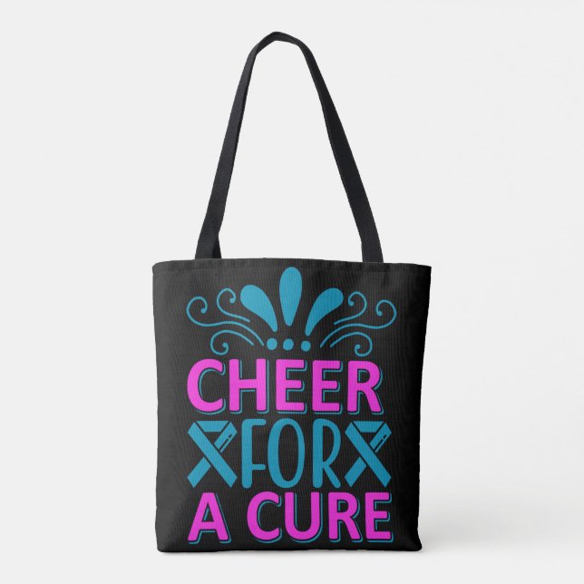 Tote Bag Les filles encouragent pour une guérison  (Dos)