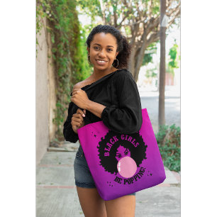 Tote Bag Les Filles Noires Peuvent Être Mignonnes